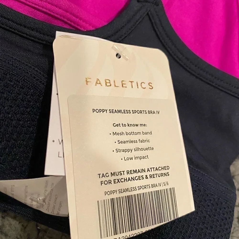 Fabletics Poppy Sports Bra Size Small - Picture 5 of 8